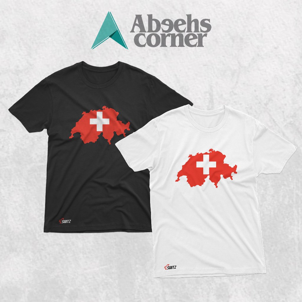 Kaos Negara Eropa - Kaos Bola Negara Swiss - Kaos Switzerland