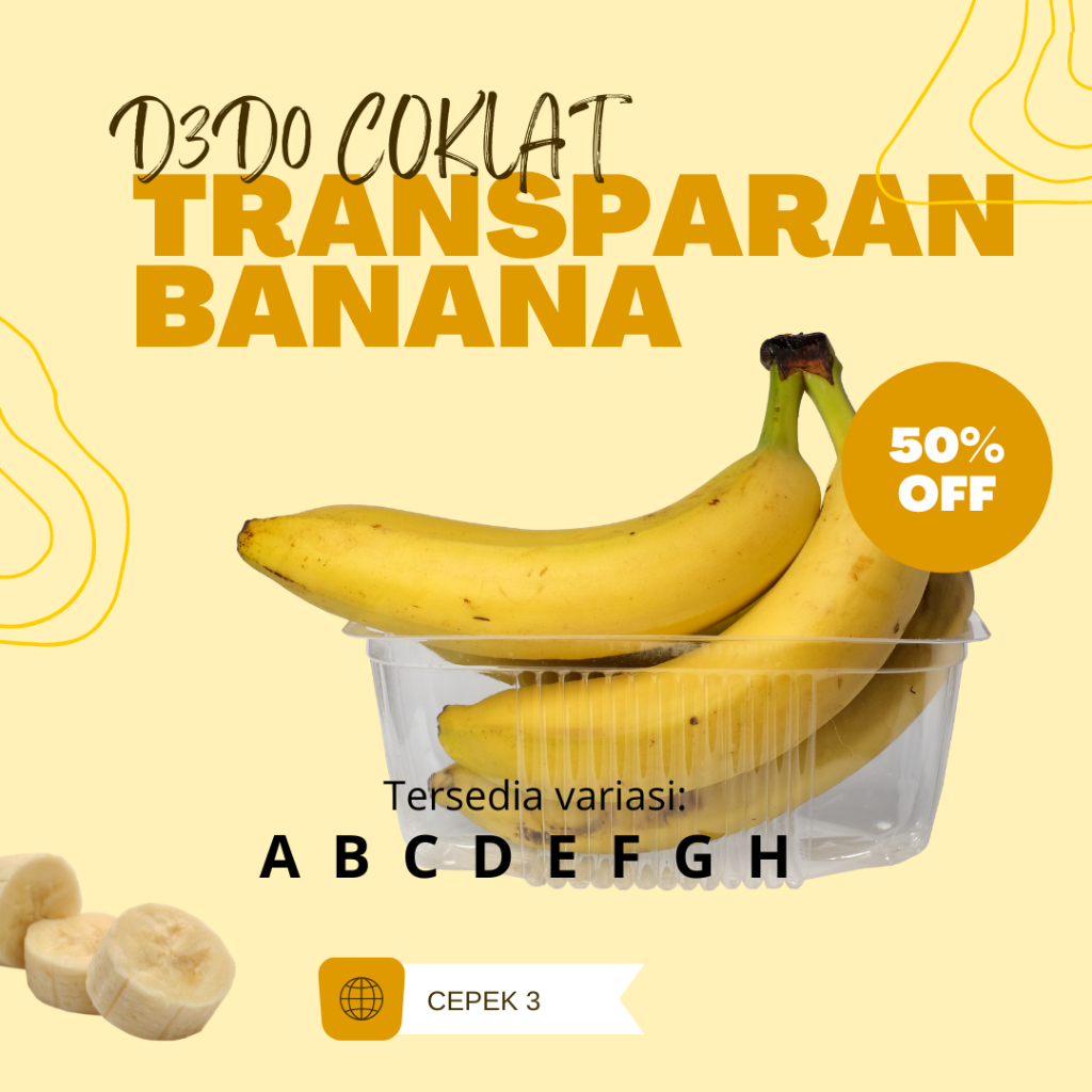 

Cepek3-READY STOK BANANA AMBON PANJANG TRANSPARAN