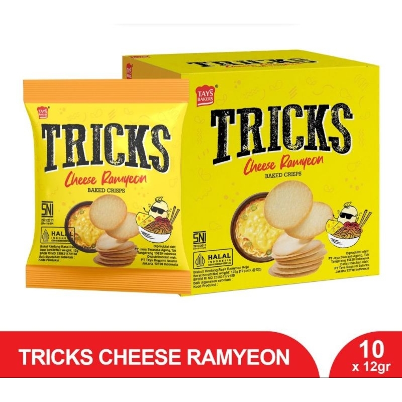 

tricks baked crisps 120 gr (10 pack@12 gr)