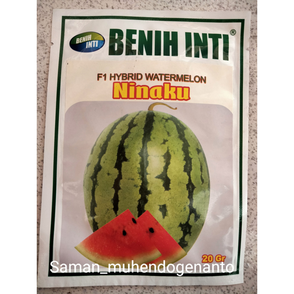 Benih Semangka NINAKU F1 20 Gram Benih Inti - Bibit semangka NINAKU F1