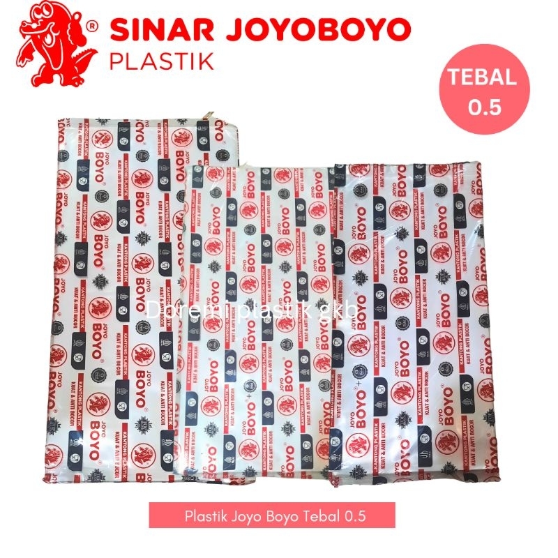 Plastik JOYO BOYO Tebal 05 / plastik snack jajan serbaguna loundry tebal 0.5 15x30 18x35 20x35