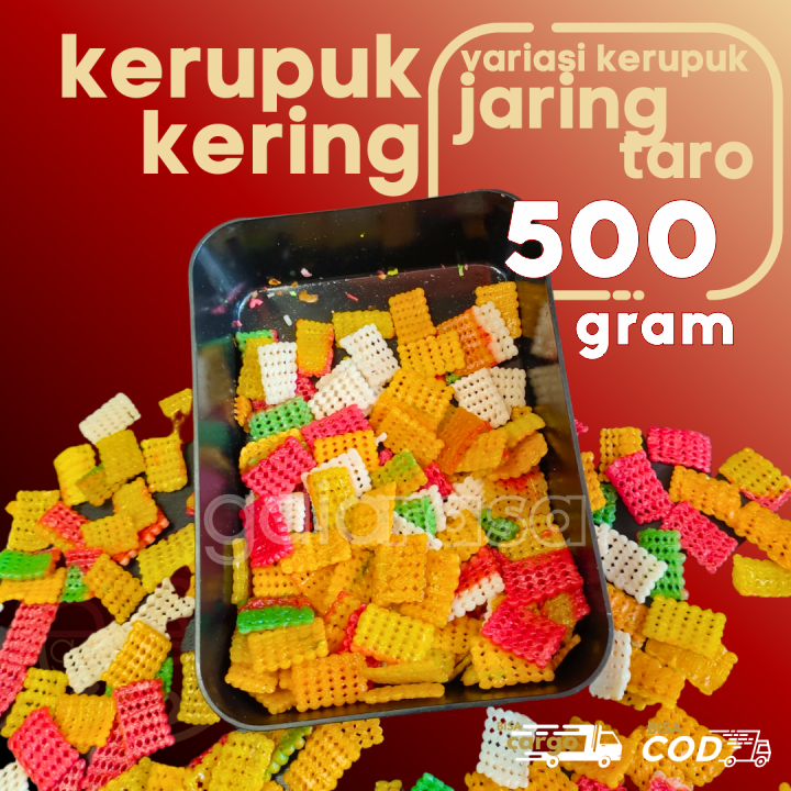 

Kerupuk Bahan Seblak bentuk JARING 500g by GaiaRasa