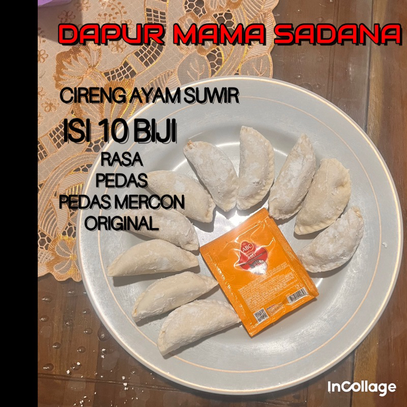 

cireng ayam suwir pedas/mercon/original mama sadana isi 10 biji per paknya