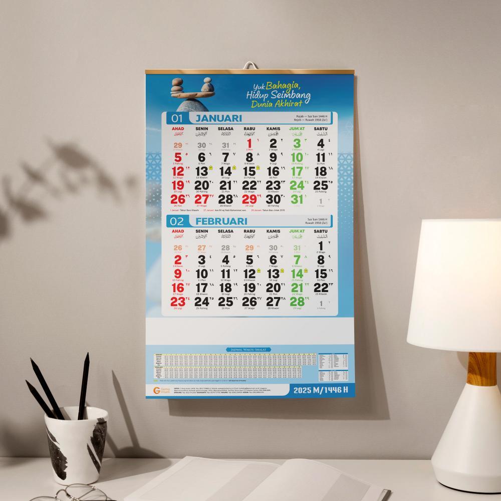 

Kalender Muslim Regional 2025 | Full Color | Gema Insani Press