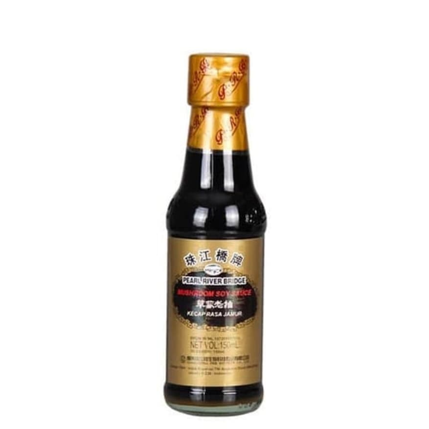Pearl River Bridge Kecap Hitam Jamur 150ml (KHUSUS INSTAN)