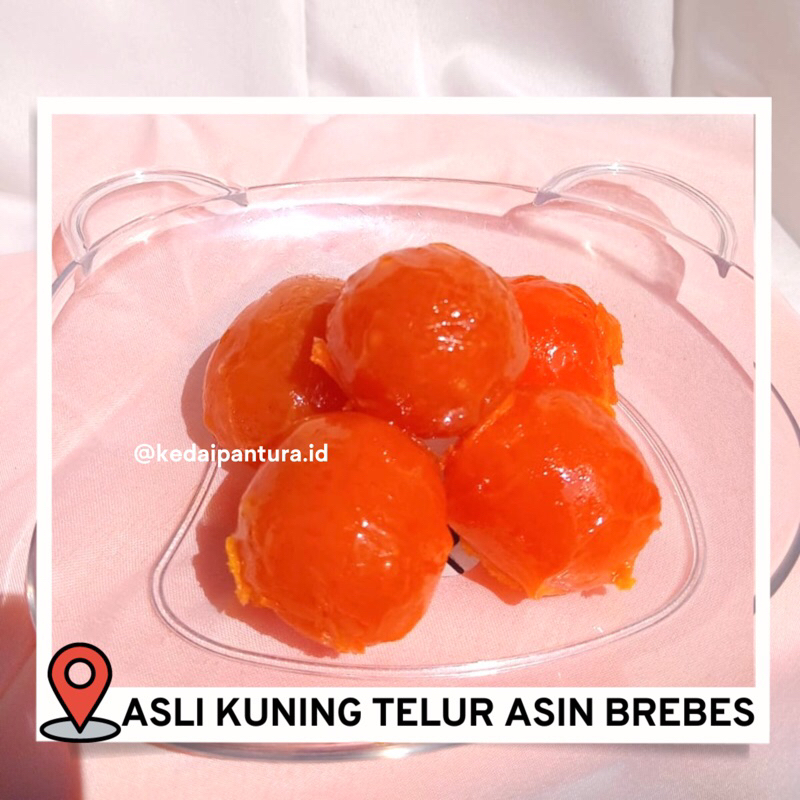 

KUNING TELUR ASIN MATANG ASLI BREBES EGG YOLK