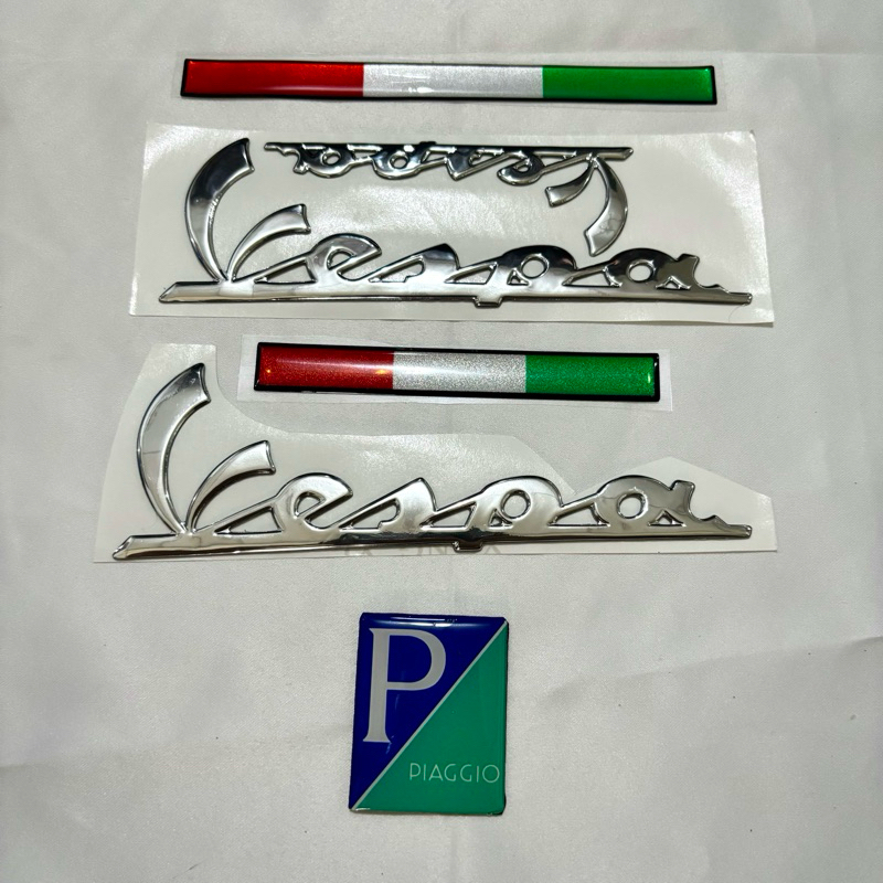 Emblem Vespa untuk motor listrik zuzu green tech uwinfly T3 t3S t3pro exotic