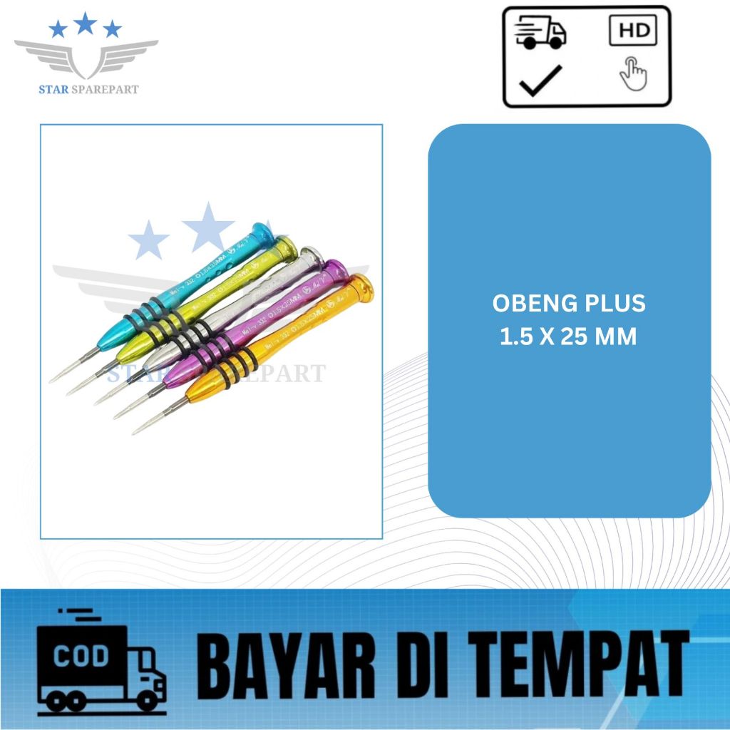 OBENG PLUS 1.5 X 25 MM