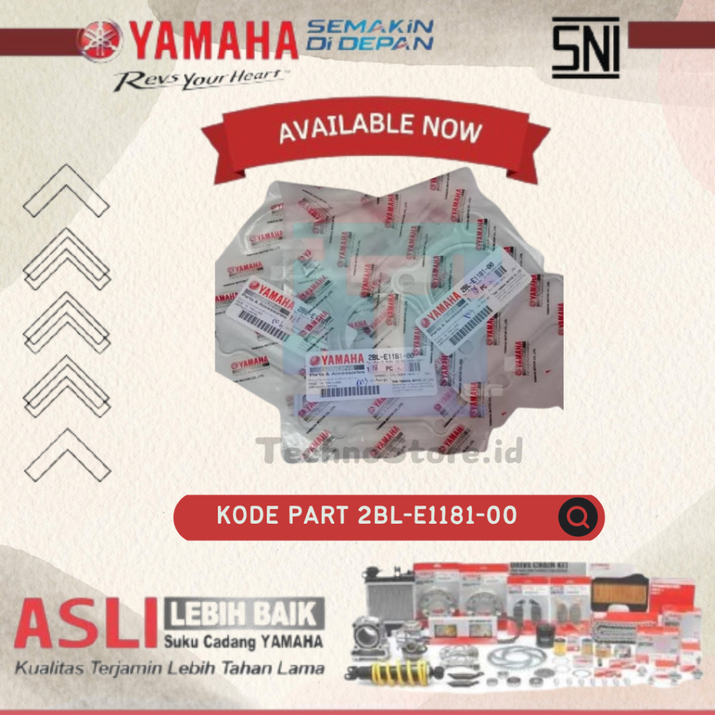 Paking Gasket Cyclinder Head Mio M3 CW ORIGINAL YAMAHA 2BL-E1181-00