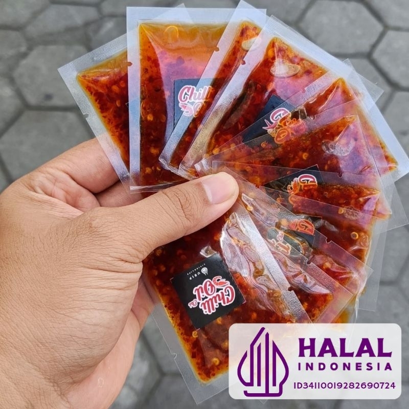 

Chili Oil sachet paket 50pcs / Reseller / Pre-order
