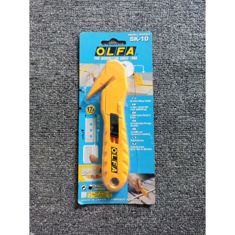 

NEW | OLFA SK-10 PISAU PEMOTONG TALI STRAPPING | SAFETY WRAP CUTTER | ORIGINAL MURAH