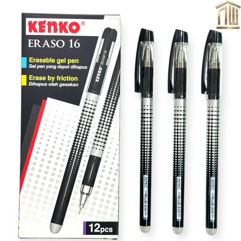 

Pulpen/Ballpoint/Pen Gell Kenko Eraso 16 (12 Pcs)