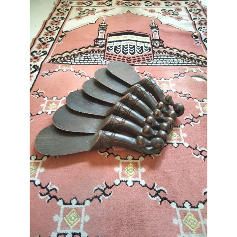 centong kayu jati tua antik bekas pakai