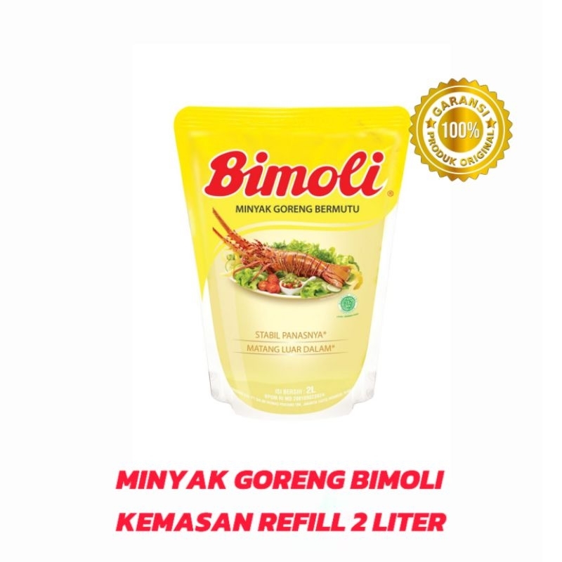 

MINYAK GORENG BIMOLI KEMASAN 2LITER