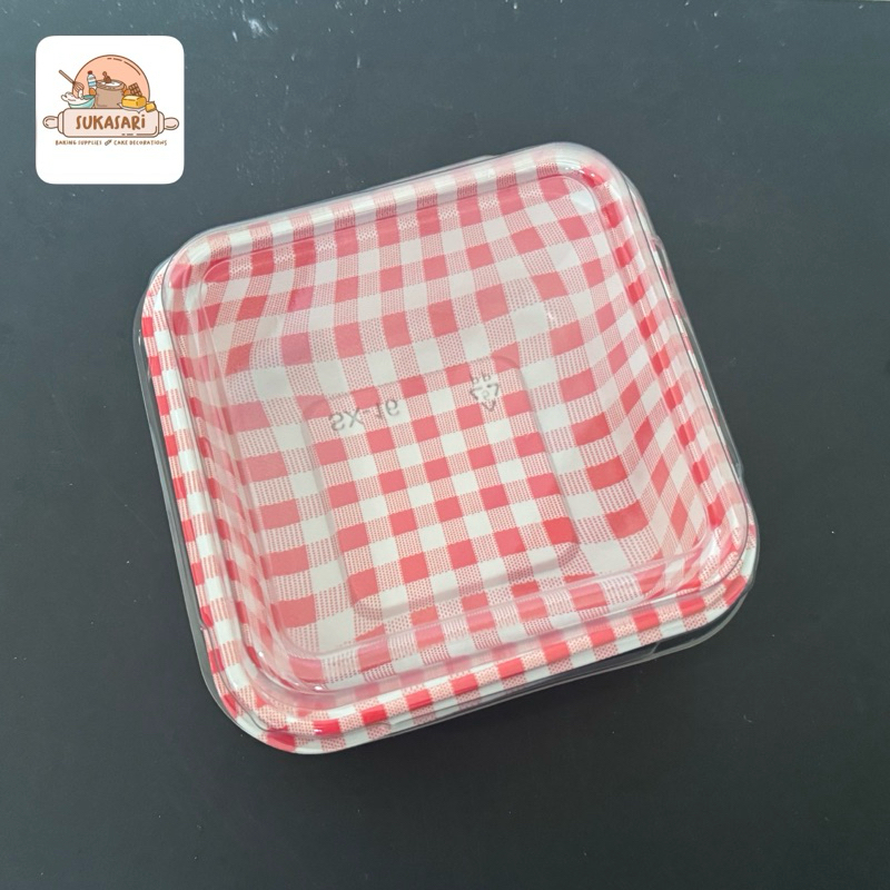 Dessert box no (2) 10pc Alas Putih bento cake lunch box korean dessert box mika box