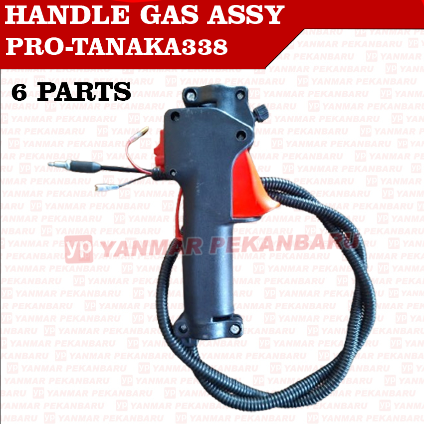 338 GX35 Handle Gas Komplit Throttle Lever Mesin Potong Rumput 2 / 4 tak Pro Tanaka 338 HONDA