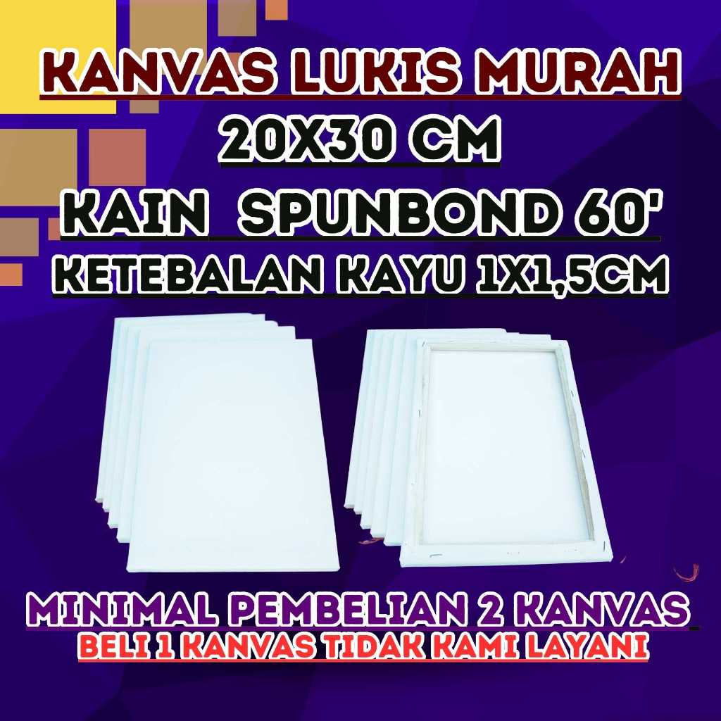 

Kanvas Lukis 20x30cm terjangkau kain spunbond 60' MINIMAL PEMBELIAN 2 KANVAS