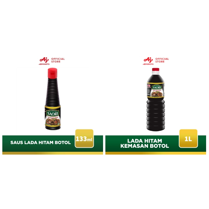 

SAORI Saus Lada Hitam Bumbu Masak Oriental Botol