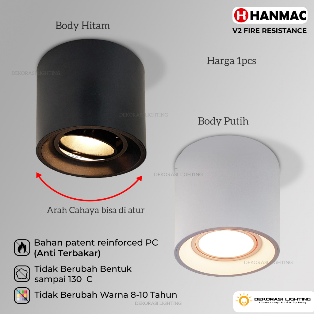 Lampu downlight kap rumah outbow lampu led mr16 atur arah cahaya