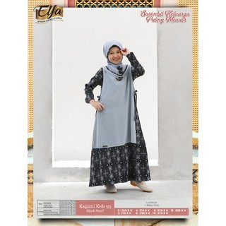 promo ethica GAMIS KOKO ANAK BLACK PEARL kagumi kids 93 / kahfi kids 125 / kahfi 170