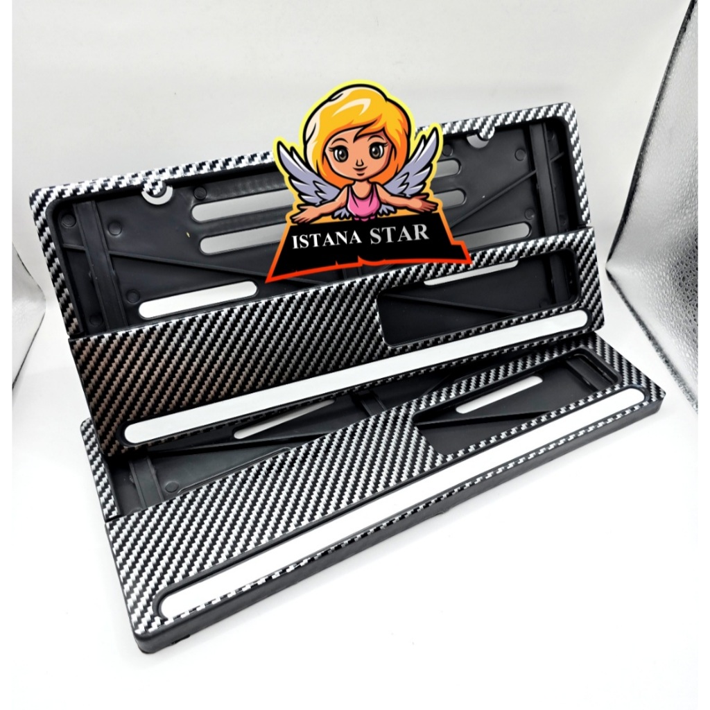 plat carbon plat motor bingkai plat