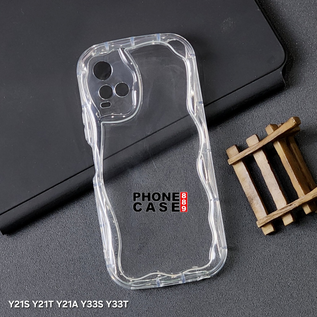 CASE VIVO Y21S VIVO Y21 VIVO Y33S VIVO Y21T VIVO Y33T VIVO Y21 2021 SOFT CASE MELTING WAVY CHROME CA