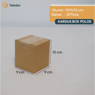 

Kardus Box/Kardus Polos Kecil/Kado/Murah - Polos 9 x 9 x 10 cm
