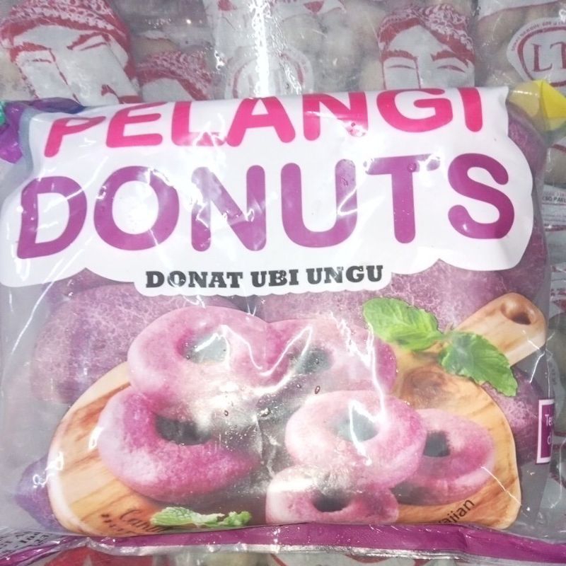 

pelangi donat ubi ungu besar