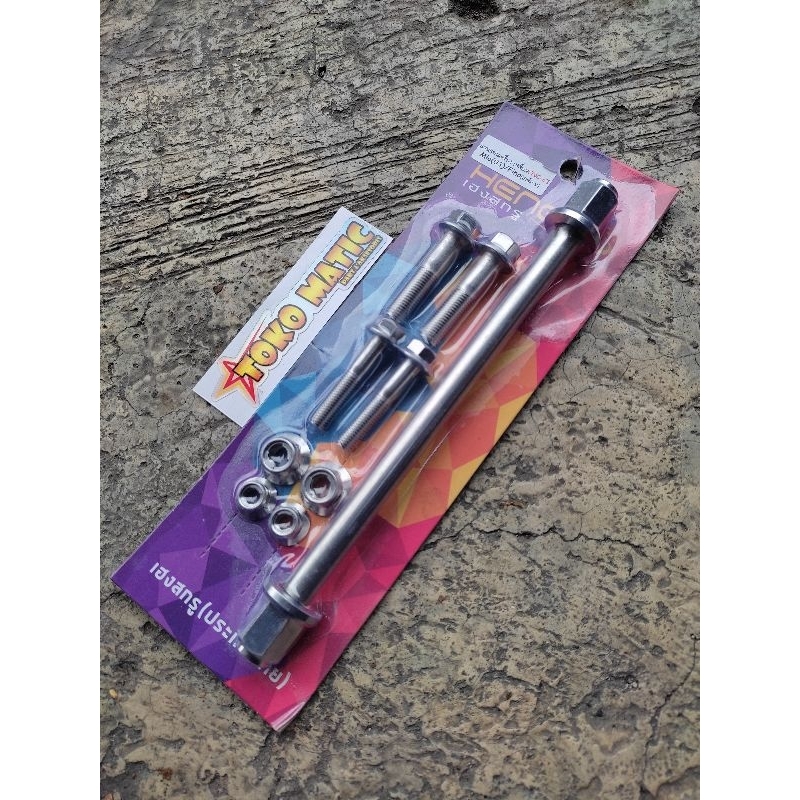 As Mounting Mio Fino Soul Sudah 1 Paket Mur Baut Dan As Stainless Heng Original Thailand