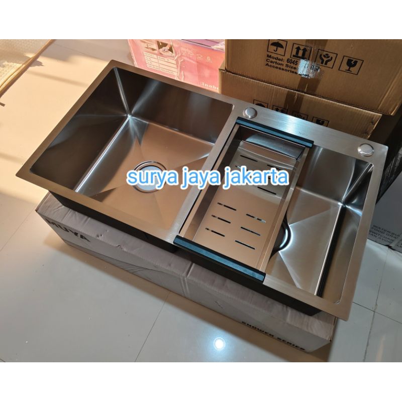 (Body )kitchen sink 8245 stainless / BCP 2 lubang stainless 8245