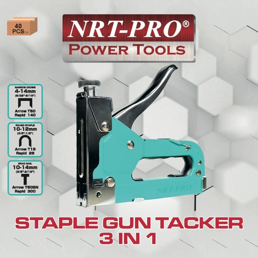 

KODE H7J5 STAPLES GUN TACKER 3 IN 1 NRTPRO