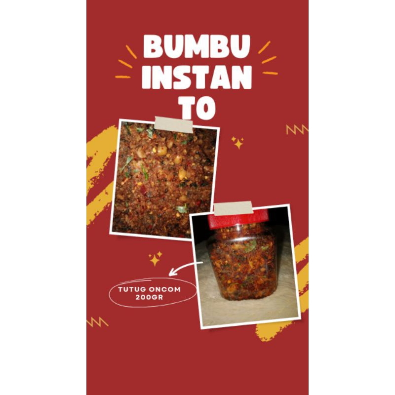 

Termurah!!! Tutug Oncom, Bumbu Tabur TO enak gurih pedas