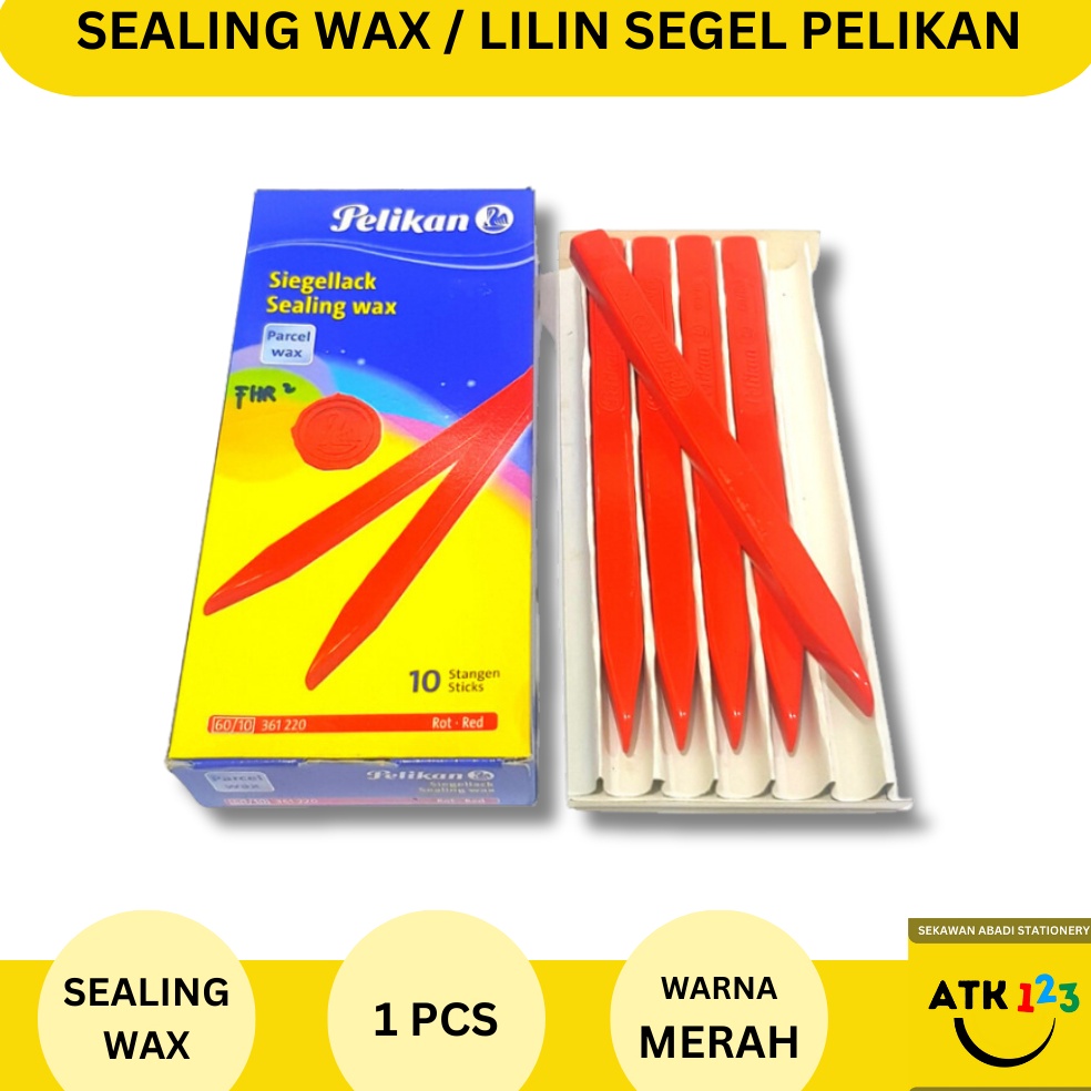 

KODE M4F9 Sealing Wax Lilin Segel Merk Pelikan