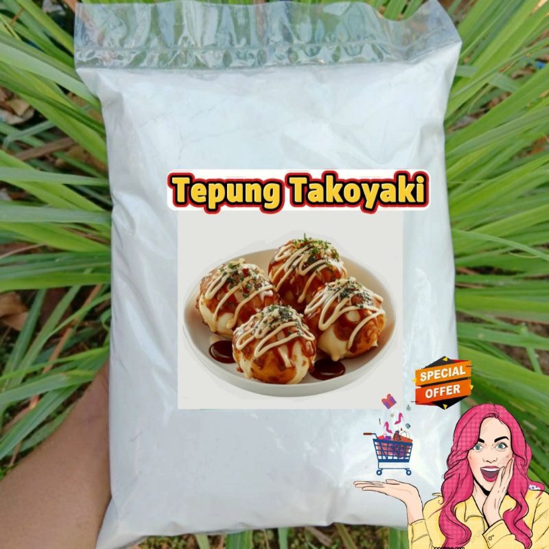 

TEPUNG PREMIX TAKOYAKI 500GRAM - EXP 2026