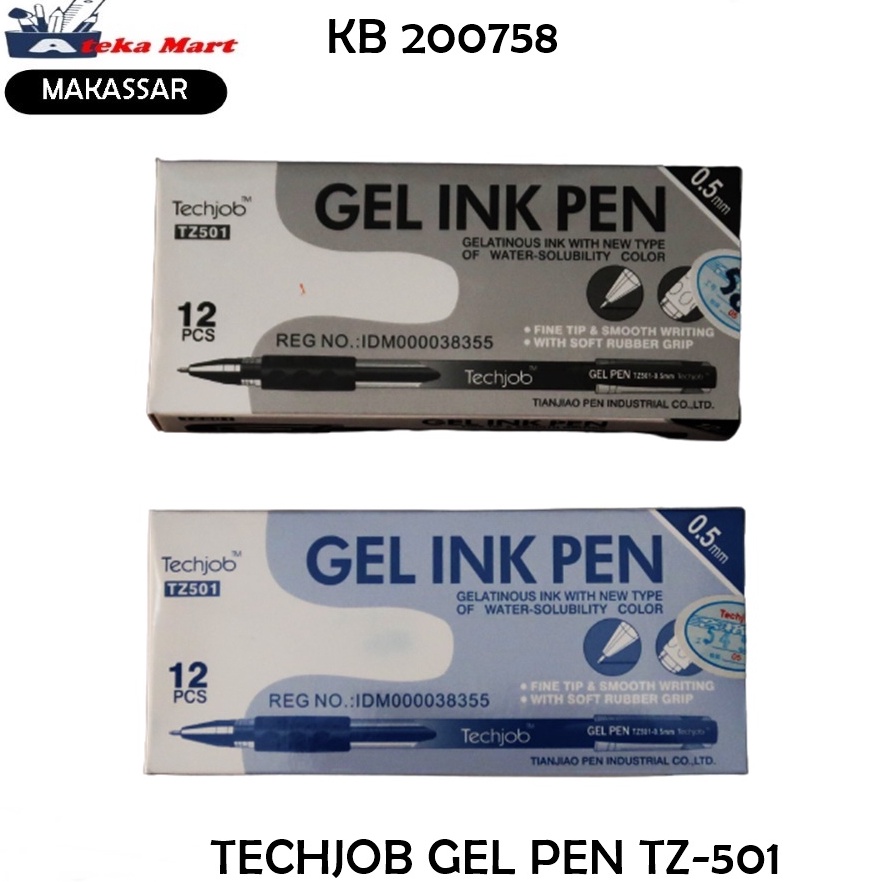 

KODE J2R2 BOX12PCS TECHJOB GEL PEN TZ51