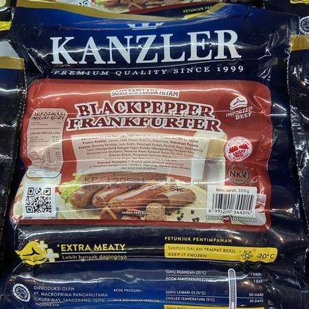 

KANZLER Sosis Blackpepper Frankfurter 300g