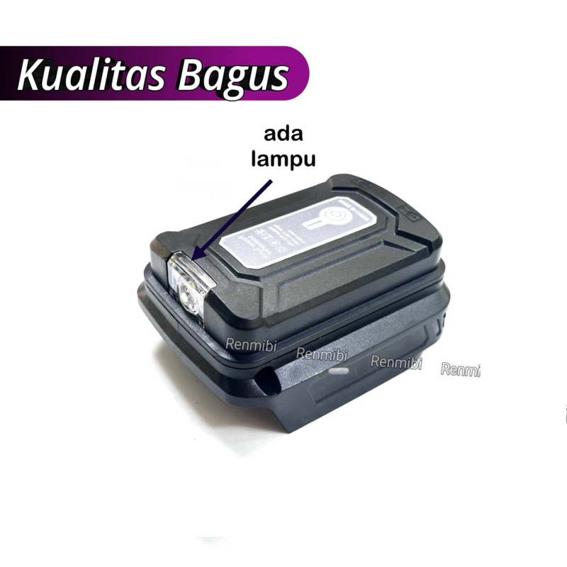 powerbank Adapter USB SENTER lampu led cordless cas hp Senter JLD tool  NRT PRo nagawa lxt makita