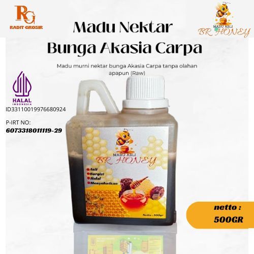 

Madu Murni Akasia 500gr Grade A - BR HONEY