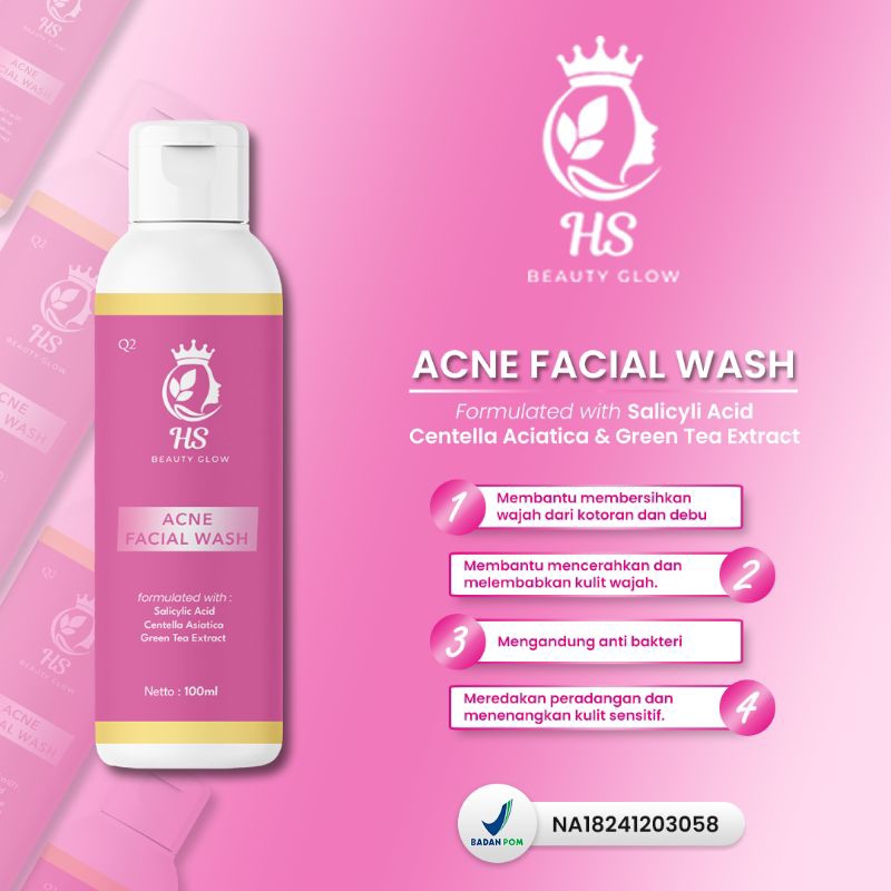 HS Beauty Glow ACNE FACIAL WASH
