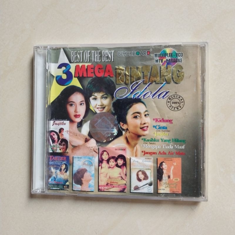 VCD BEST OF THE BEST 3 MEGA BINTANG IDOLA
