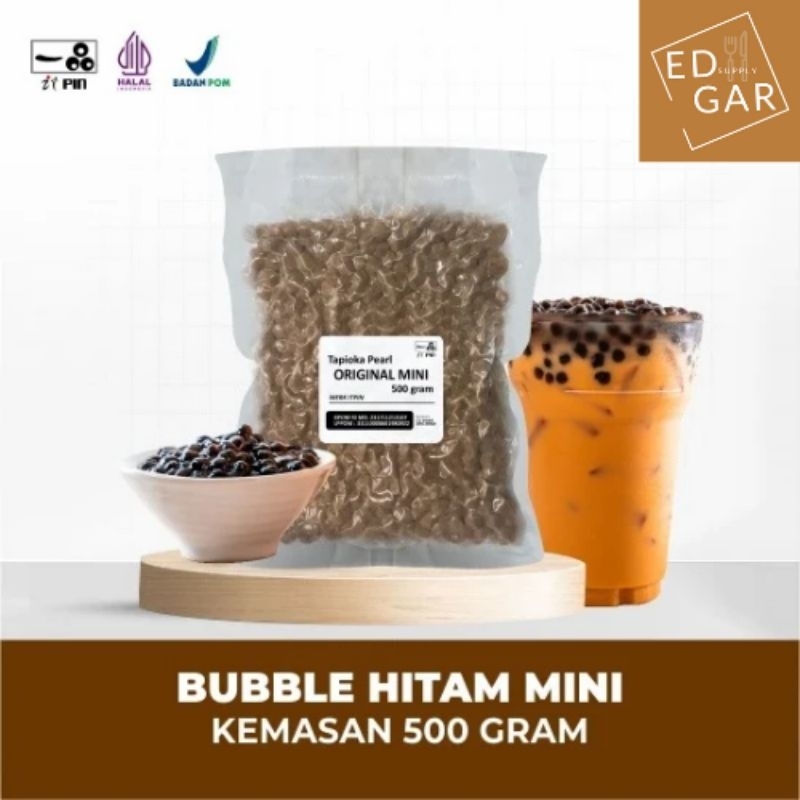 

(MINI) BOBA tapioka pearl ITPIN / BUBBLE tapioka pearl mini 500 gr