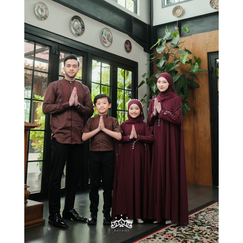 FREE HIJAB DAILY/10PCS BROOCH/TAS ❗️ ORI KAZAMI - READY STOK SARIMBIT LUNA ABAYA KAZAMI STORE - DRES