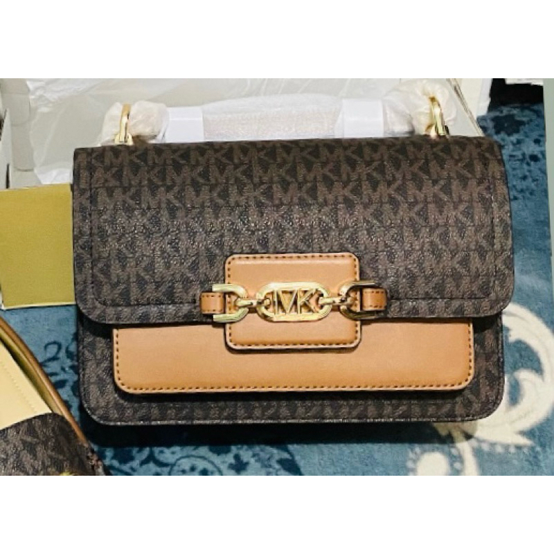 MK Heather sign Brown *NWT