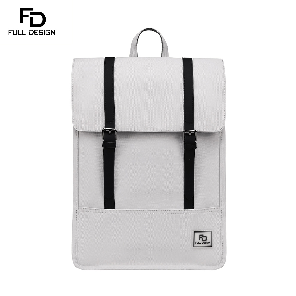 FULL DESIGN Rene Tas Ransel Ringan Desain Slim Laptop 15inci Backpack Sekolah Travel Kantor
