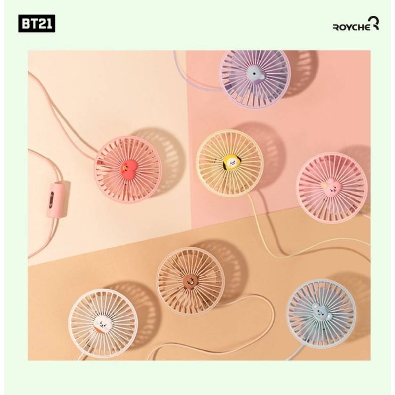 READY LED FAN BT21 MANG OFFICIAL SEALED KIPAS BTS BT21