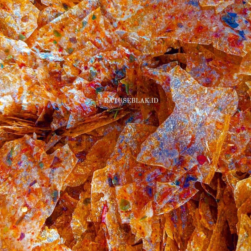 

Kripik kaca/kripca pedas cemilan instan netto 500gram