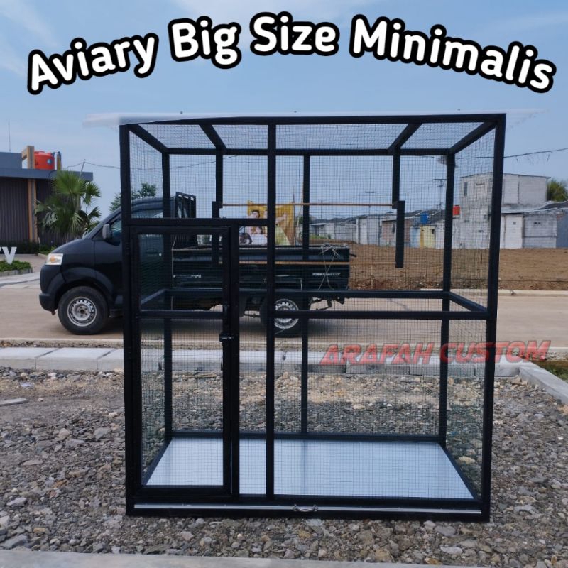 Sangkar Kandang Burung Ternak Koloni Aviary Murai Lovebird Kenari Finch Falk Nuri Perkutut Beo Hantu