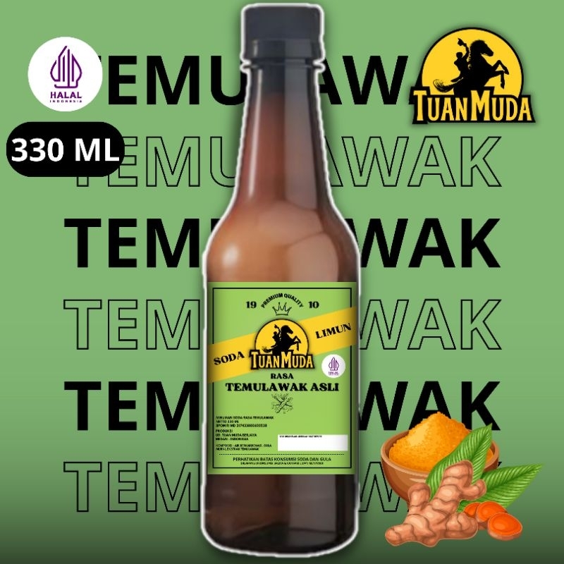 

Limun Tuan Muda Temulawak Murah | Minuman Soda Klasik Nostalgia 330ml halal termurah (Botol Plastik)