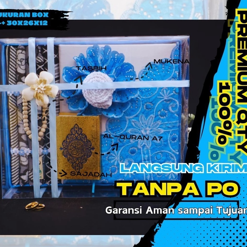 Paling Laris mukena mahar pernikahan premium mukena seserahan alat sholat set alat sholat wanita ala
