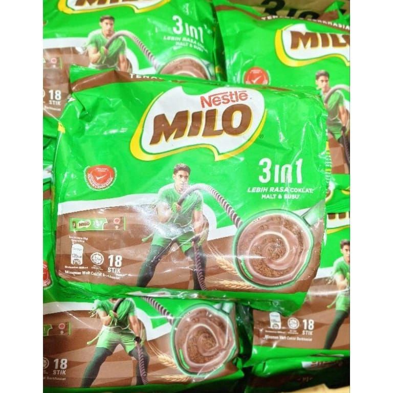 

Big Surprise Milo Malaysia 3 in 1 in 18 sticks 21 sticks Original Nestle Malaysia